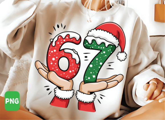 Download Christmas 6 7 Png, Funny Santa Hands Png - 6 7 Collection