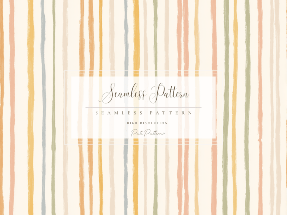 Download Kids Vintage Stripes Seamless Pattern PNG - Kids Collection