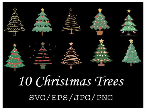 Download Christmas Tree X- Mas 10 Elements - Premium Resources