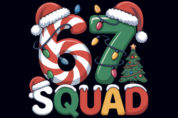 Download 67 Squad Christmas 6 7 Six Seven PNG - 6 7 Collection