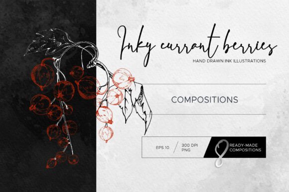Download Inky Currant Berries. Compositions - Berries Collection