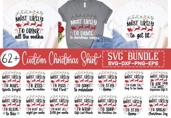 Download Custom Christmas Shirt Bundle Svg Png - Christmas shirt bundle Collection