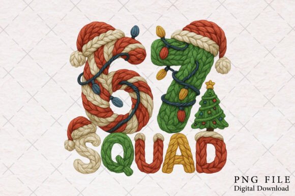 Download Yarn Crochet 67 Squad Christmas 6 7 - 6 7 Collection